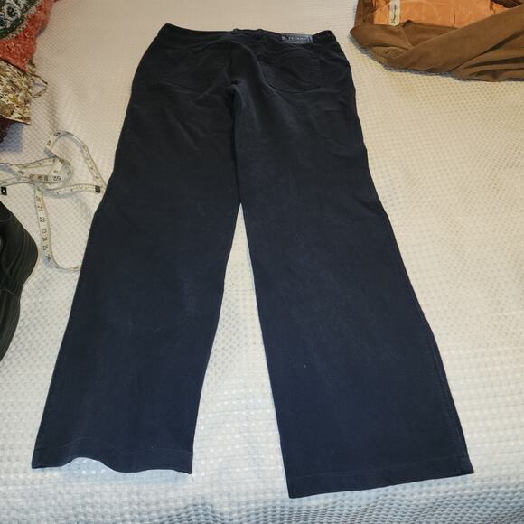 ESCADA EUC WOMEN'S SIZE 42 GER. US 10. DARK BLUE STRETCH JEANS PANTS - Picture 6 of 8